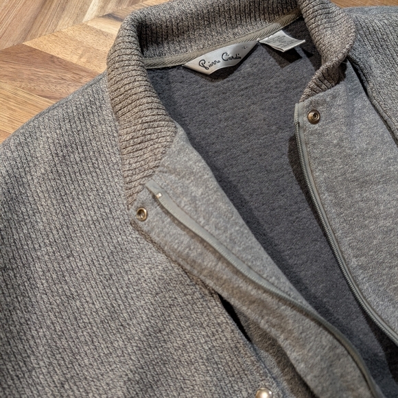 Vintage Unique Pierre Cardin‎ Bomber Sweater - Picture 7 of 12